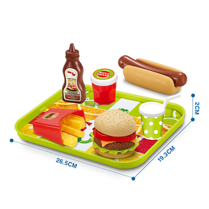<span class=keywords><strong>Jeux</strong></span> <span class=keywords><strong>de</strong></span> cuisine miniature en plastique pour enfants, pièces, <span class=keywords><strong>jeux</strong></span> éducatifs, simulation d'aliments, rapide pour bébés - Product Image 3