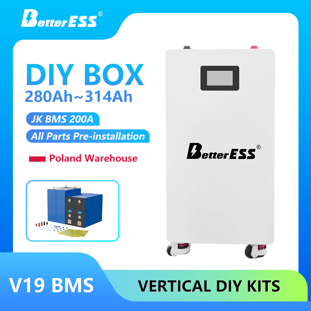 Caja de batería vertical DIY de stock de Polonia