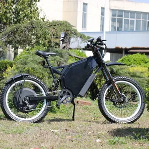 Sepeda Elektrik Enduro Ebike, Pabrikan Emas Kinerja Tinggi 72V 12000W 120Km/Jam