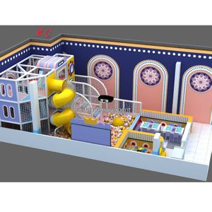 Aire de jeux intérieure Ensembles de jeux souples Aire de jeux intérieure pour enfants Petit parc d'attractions intérieur Équipements de jeux souples pour enfants - Product Image 2