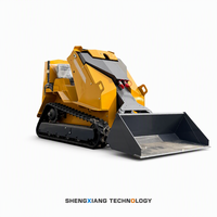 Harga Terbaik Compact Skid Steer Loader T390 Diesel Euro 5 Emission dengan Quick Attach Bucket Dijual di Alibaba International
