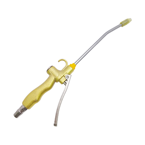 Pistolet à air réglable avec poignée en aluminium et tube souple pour le soufflage de poussière à usage industriel - Product Image 1