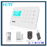 Système d'alarme HEYI GSM, identification de Contact, protocole ADEMCO, wi-fi, LTE, système de sécurité 32 sans fil, 4 zones filaires, alerte de panique 4G 2G, meilleures ventes