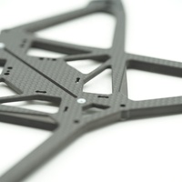 Haute précision OEM Micro CNC fraisage pièces en Fiber de carbone Services d'usinage CNC pièces d'usinage CNC cadre de Drone