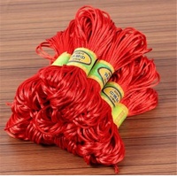 2.5mm haute qualité 26 couleurs cordes tressées pour la fabrication de nœuds chinois enfants bricolage artisanat fil tressé ligne de Jade