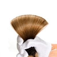 Honneur Russe Remy Cheveux Trame Double Trame Machine Cheveux Tissage Argent Gris Bouclés Blond Couleur Haut Volume Extension de Cheveux