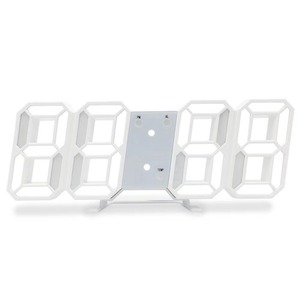 Horloge de table numérique LED 3D intelligente, réveil électronique de bureau, affichage bleu, veilleuse en plastique pour la maison et le bureau - Product Image 3