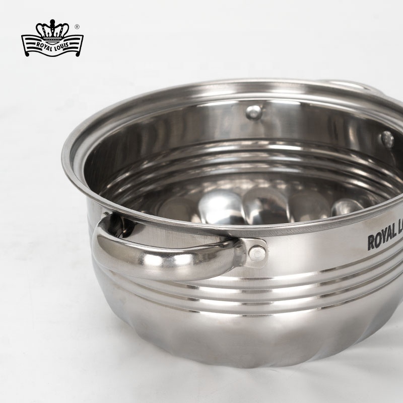 Royal Louis 8pcs Stainless Steel Cookware Set Spiral Pattern Steel Lid Modern Design for Home Kitchen Tools Kitchenware · image 5
