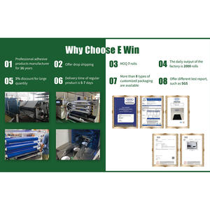 Zware, waterdichte, dubbelzijdige schuimtape op maat, transparante dubbelzijdige <span class=keywords><strong>tape</strong></span> met logo - Product Image 6