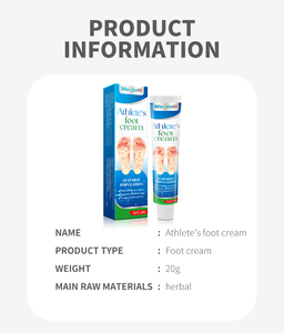 Crema per Piede d'Atleta Wangtailn |   Allevia il prurito, l'odore dei piedi e le talloni screpolati |   Cura dei piedi per pelle secca e irritata 20g - Product Image 3