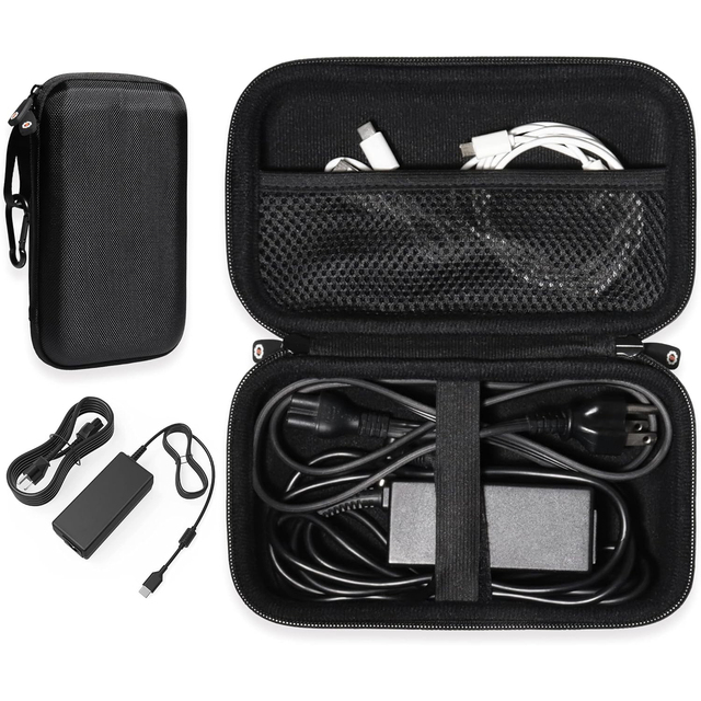 Waterproof Small Headphone Earbud Carrying Storage Pouch Black Mini Earphone Charging Case With Zipper  Custom Logo