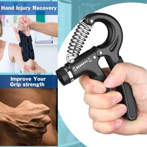 Người Đàn Ông Của Chuyên Nghiệp Ngón Tay Cánh Tay Sức Mạnh Cơ Bắp Đào Tạo Tay Gripper Có Thể Điều Chỉnh Gripper Tập Thể Dục Đào Tạo Tay Exerciser - Product Image 2