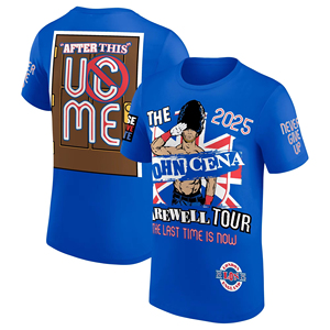 T-Shirt Estiva Arancione da Uomo John Cena Farewell Tour 2025 Knoxville a Maniche Corte Magliette da Donna Abbigliamento Sportivo per Bambini - Product Image 3