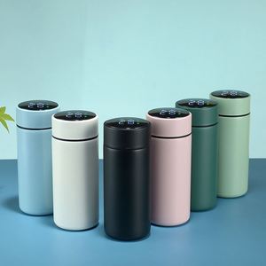 Factory Promotional 500ml Custom Vacuum <b>Coffee</b> Mug Stainless Steel Insulated Mug with Temperature Digital Display - Product Image 2