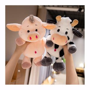 Venta caliente 25/30/45cm <span class=keywords><strong>Kawaii</strong></span> juguete <span class=keywords><strong>de</strong></span> peluche cerdo vaca Animal <span class=keywords><strong>de</strong></span> <span class=keywords><strong>granja</strong></span> para el día <span class=keywords><strong>de</strong></span> Pascua - Product Image 1