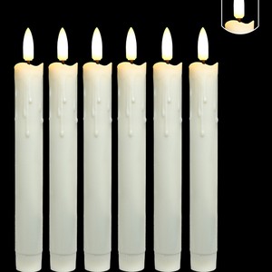 Remote control long pole electronic candle 10 <b>key</b> simulation candle Halloween birthday wedding decoration LED long pole wax - Product Image 2