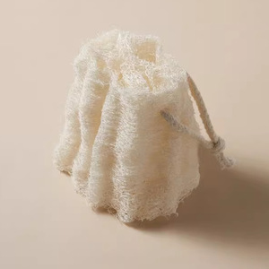 Luffa égyptienne naturelle en forme de melon, serviette de bain exfoliante, gant de toilette, chiffon nettoyant pour l'exfoliation corporelle, pour hommes et femmes - Product Image 2