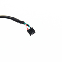 Cable de Extensión USB Personalizado de Tipo A Hembra a Terminal de 2.0 mm para Montaje en Panel con Tornillos