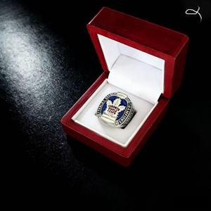 Anello del Campionato 1967 dei Toronto Maple Leafs, Lega Hockey Americana, Placcato in <span class=keywords><strong>Argento</strong></span> 925 con Cristalli Sintetici - Product Image 3