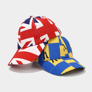 Nouvelle Arrivée Casquette de Baseball Drapeau Britannique Visière Anti-UV Casquette Bec de Canard Tous Drapeaux Unisexe Mode Moins Cher Personnalisation Usine - Product Image 3