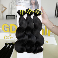 Lots de 3 mèches de cheveux vierges bruts avec closure en dentelle 4x4, tissages de cheveux raides soyeux, mèches de cheveux humains naturels
