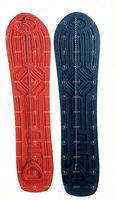 Tabla de Deslizamiento para Nieve Resistente y Gruesa, Superficie Antideslizante Texturizada con Cuerda de Tracción, Trineo Individual para Niños para Jugar en la Nieve de la Montaña