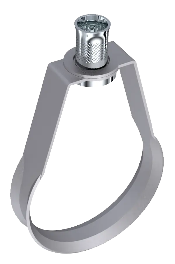 Mech produsen pipa Clevis gantungan baja galvanis ukuran kustom 2-1/2 "Ss316 penjepit pipa Clevis gantungan