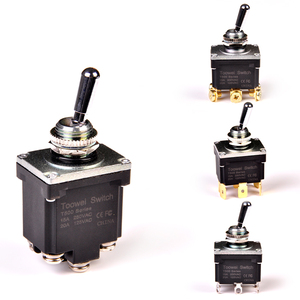 Toowei Một Cách Kim Loại On-On <span class=keywords><strong>Dpdt</strong></span> Công Nghiệp Ô Tô Chuyển Đổi Chuyển Đổi Không Thấm Nước IP67 Không Dây Với Chèn Vít - Product Image 1
