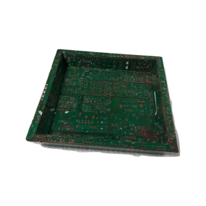 Plateau de service grand format en plastique recyclé et déchets électroniques, conteneur décoratif en bois écologique, plateau organisateur polyvalent - Product Image 5