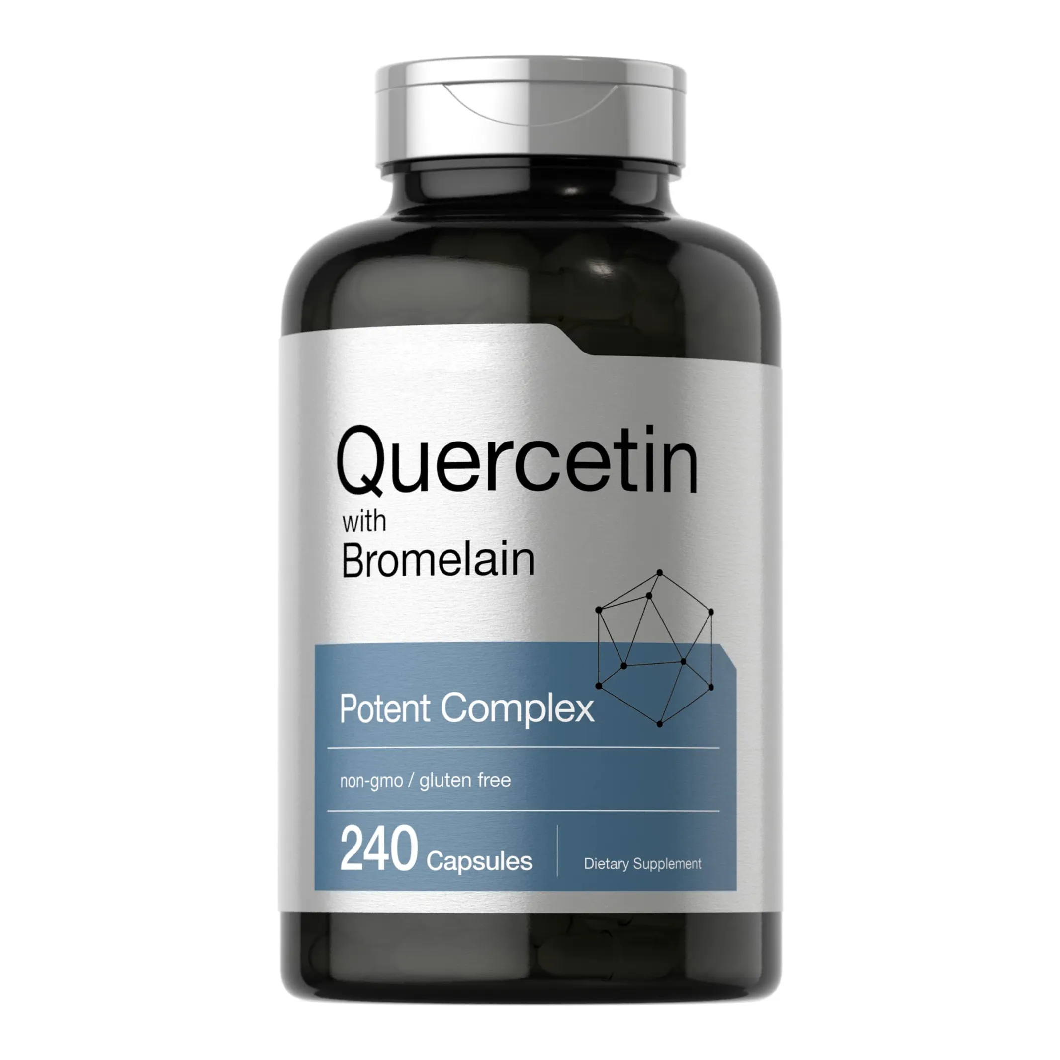 Nicht-GMO und glutenfreie Quercetin-Kapseln mit Bromelain-Supplement