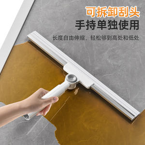 Serpillère magique en silicone avec tête large de 55 cm, en plastique durable, pour le nettoyage des salles de bain et des toilettes - Product Image 4