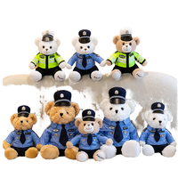Ours en peluche personnalisables mignons et originaux, diverses professions, compagnons doux et réconfortants, cadeaux thématiques