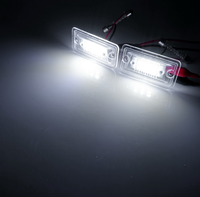 2 pièces CANbus sans erreur LED blanc numéro feux de plaque d'immatriculation pour Mercedes Benz W203 C209 A209 R230 R199