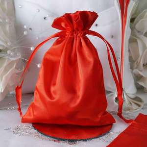 Bolsa de satén de seda morada para pelucas, con logotipo personalizado, bolsas antipolvo con cordón, embalaje para joyería, bolsas de regalo al por mayor - Product Image 4