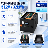 Kit de boîte DIY VOLOND 51.2V 48V 16S Mb56 660AH 628Ah pour batterie LiFePO4, boîtier métallique vide pour stockage d'énergie