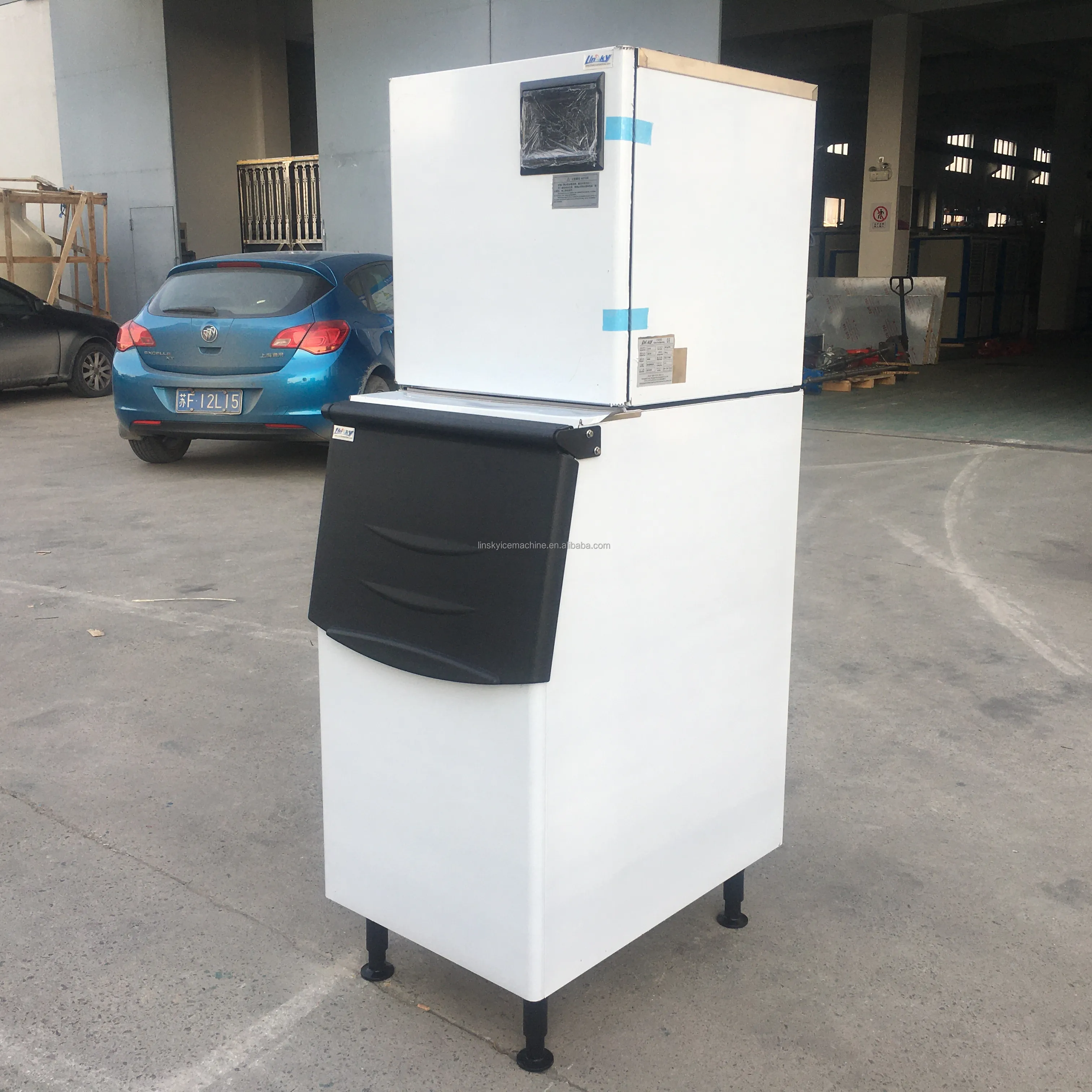 Máquina de fazer gelo 200 kg, máquina pequena para cozinha