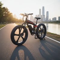 Vélo électrique tout-terrain 26 pouces, pneus 4.0, E-bike 1200W 48V 15Ah, VTT électrique à pneus larges