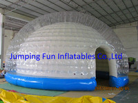 Tente gonflable Igloo, m, diamètre de 8m, dôme pour chapiteau, de couleur grise