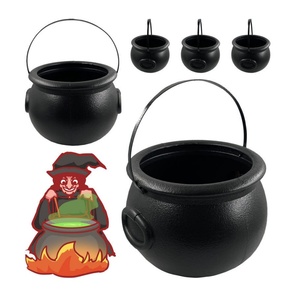 Suministros para Fiesta <span class=keywords><strong>de</strong></span> Halloween 2026, <span class=keywords><strong>Caldero</strong></span> <span class=keywords><strong>de</strong></span> <span class=keywords><strong>Bruja</strong></span> Grande <span class=keywords><strong>de</strong></span> Plástico Negro en Forma <span class=keywords><strong>de</strong></span> Calabaza, Exhibidor <span class=keywords><strong>de</strong></span> Dulces, Decoraciones para Fiesta, Empacado - Product Image 6