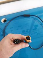 Conector Impermeable para Exteriores M16 IP67 de 5 Pines, Macho a Hembra, Cable de PVC para Instrumentos de Exterior
