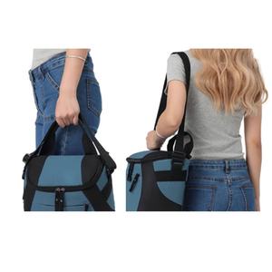 Factory Design Custom Sublimation Insulated Waterproof Polyester Fashion Classic Picnic <b>Cooler</b> <b>Bag</b> for Adult Men Long Shoulder - Product Image 4