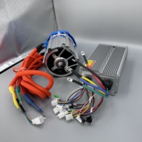 Moteur brushless à entraînement central différentiel CC 60V 72V 2000W à 5 trous pour tricycle cargo électrique, 16 dents, haute puissance