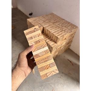 Jeu de cubes et blocs en bois de pin, jeu de blocs à empiler, tour géante à faire tomber, pour le plaisir familial, le jeu éducatif et le développement des compétences - Product Image 2