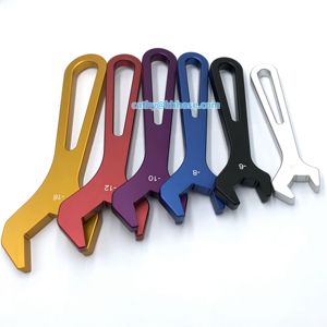 赛车零件通用手动工具套件单端AN4至AN16铝合金a配件扳手套件 - Product Image 4