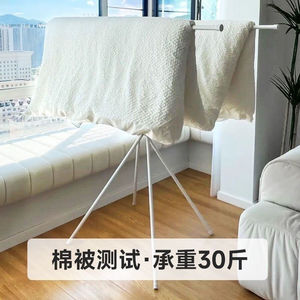 X-Shape Foldable Clothes Drying Rack Standing Minimalist Design For Indoor Outdoor Use - Product Image 2