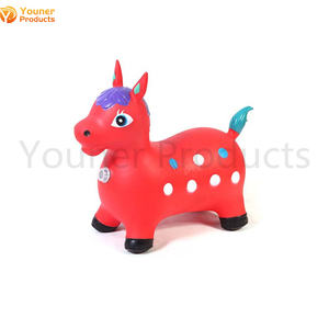 Cheval gonflable pour enfants, prix bon marché, mignon, coloré, cheval, animaux - Product Image 4