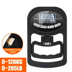 전자 손 동력계 트레이너 265 Lbs 120 Kgs 디지털 교육 홈 스포츠 및 학교 사용 핸드 그립 강화기 운동기 - Product Image 3