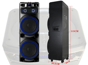 Altavoz Bluetooth T de <span class=keywords><strong>3</strong></span> Vías y 12 Pulgadas para DJ, Altavoz Portátil Grande con <span class=keywords><strong>Boombox</strong></span>, Altavoz Bluetooth para Fiestas - Product Image 3