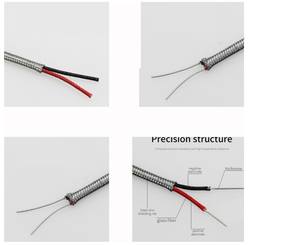 अनुकूलित k प्रकार खनिज इन्सुलेट थर्मोपाल केबल/वायर पीफा इन्सुलेशन सामग्री ठोस कंडक्टर वेल्डेड तार जाल - Product Image 3