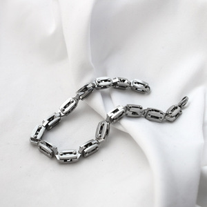 Stainless Steel Square Chain Jewelry DIY Custom Necklace Bracelet Geometric Link Fashion Accessory Unisex - Product Image 2